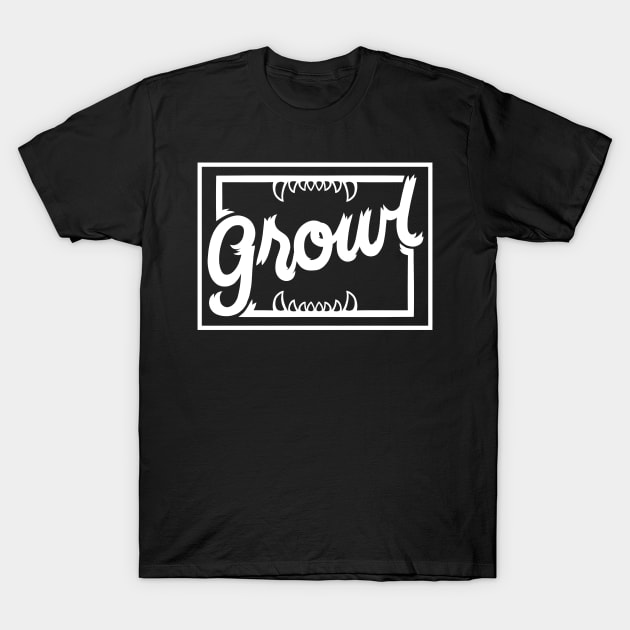 Growl T-Shirt by polliadesign